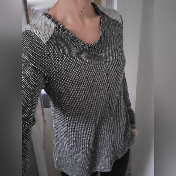 BB Dakota sz L Gray Long-Sleeve Pullover - Picture 5 of 6